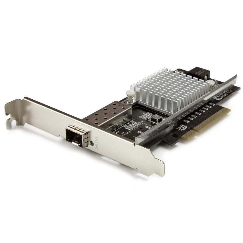 StarTech PEX10000SFPI 1-Port 10G Open SFP+ Network Card - PCIe - Intel Chip - MM/SM